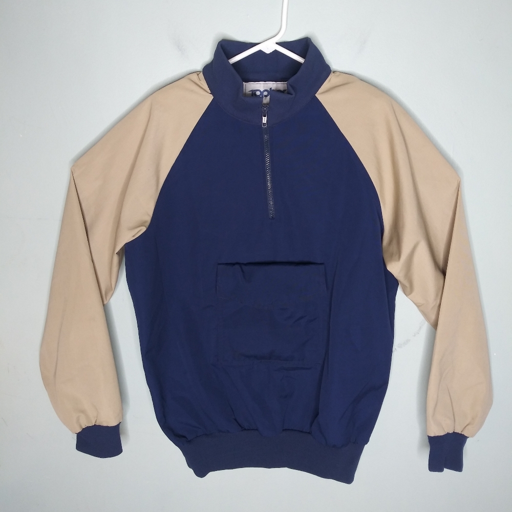 Vintage Topher 1/4 Zip Pullover Windbreaker Style Jacket